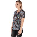 Background 1520030 960 720 Women s V-Neck Scrub Top View2