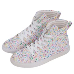 Flowery 3163512 960 720 Men s Hi-top Skate Sneakers by vintage2030