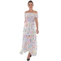 Flowery 3163512 960 720 Off Shoulder Open Front Chiffon Dress View1