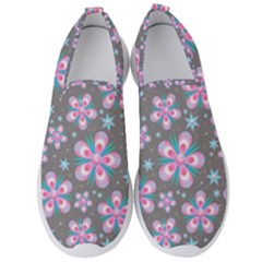 Seamless Pattern 1086662 960 720 Men s Slip On Sneakers by vintage2030