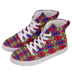 Abstract 28 Men s Hi-top Skate Sneakers by ArtworkByPatrick