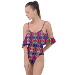 Abstract 28 Drape Piece Swimsuit