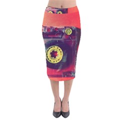 Music 1285165 960 720 Velvet Midi Pencil Skirt by vintage2030