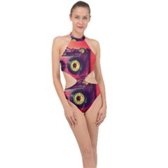 Music 1285165 960 720 Halter Side Cut Swimsuit by vintage2030