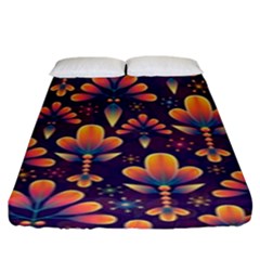 Abstract Background 2033523 960 720 Fitted Sheet (king Size) by vintage2030