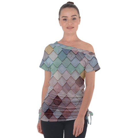 Tiles Shapes 2617112 960 720 Tie-up Tee by vintage2030