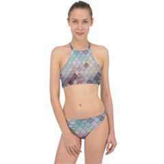 Tiles Shapes 2617112 960 720 Racer Front Bikini Set by vintage2030