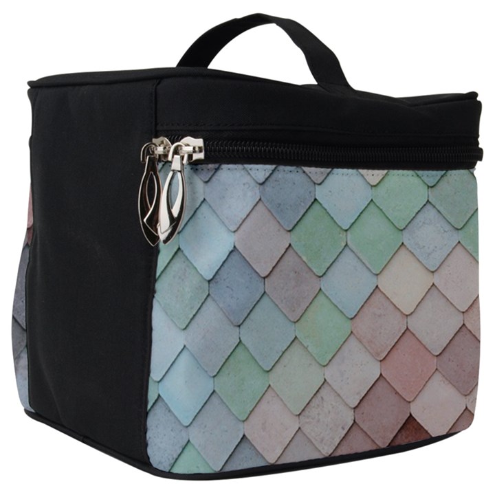 Tiles Shapes 2617112 960 720 Make Up Travel Bag (Big)