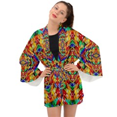 Abstract 30 Long Sleeve Kimono