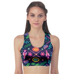 Pattern 3177414 960 720 Sports Bra by vintage2030