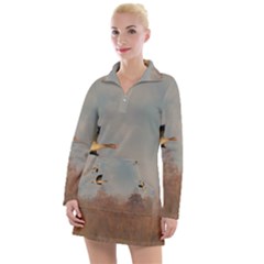 Goose 4002044 960 720 Women s Long Sleeve Casual Dress by vintage2030