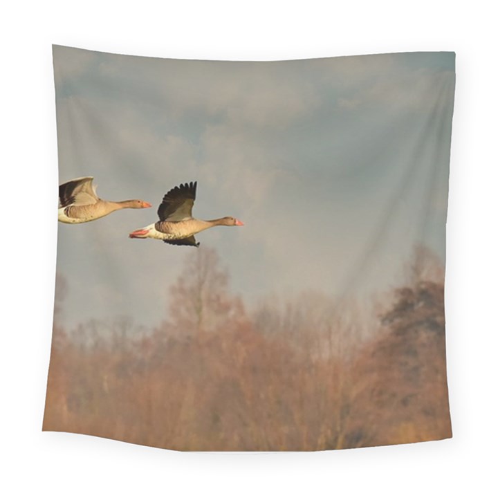 Goose 4002044 960 720 Square Tapestry (Large)