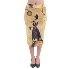 Steampunk 3899496 960 720 Midi Pencil Skirt by vintage2030