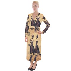 Steampunk 3899496 960 720 Velvet Maxi Wrap Dress by vintage2030