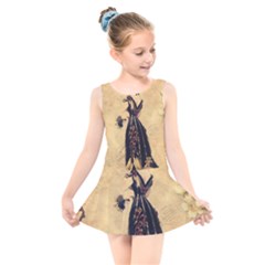 Steampunk 3899496 960 720 Kids  Skater Dress Swimsuit by vintage2030