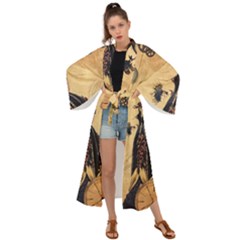 Steampunk 3899496 960 720 Maxi Kimono by vintage2030