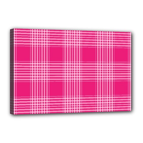 Checks 316856 960 720 Canvas 18  X 12  (stretched) by vintage2030