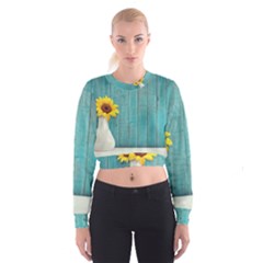 Sun Flower 3292932 960 720 Cropped Sweatshirt