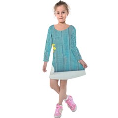 Sun Flower 3292932 960 720 Kids  Long Sleeve Velvet Dress