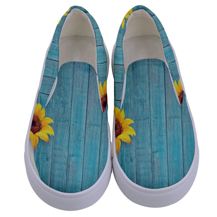 Sun Flower 3292932 960 720 Kids  Canvas Slip Ons