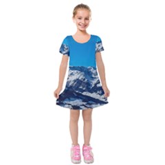 Mountain 4017326 960 720 Kids  Short Sleeve Velvet Dress