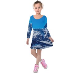 Mountain 4017326 960 720 Kids  Long Sleeve Velvet Dress