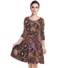 Steampunk 3169877 960 720 Quarter Sleeve Waist Band Dress by vintage2030