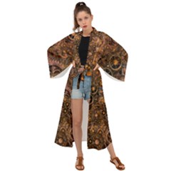 Steampunk 3169877 960 720 Maxi Kimono by vintage2030