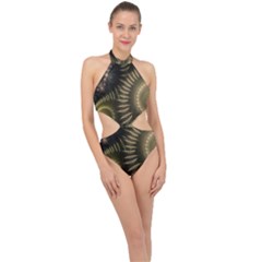 Fractal 2021756 960 720 Halter Side Cut Swimsuit by vintage2030