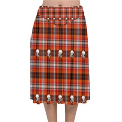 Plaid 857955 960 720 Velvet Flared Midi Skirt