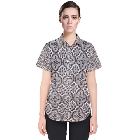 Tiles 554601 960 720 Women s Short Sleeve Shirt by vintage2030