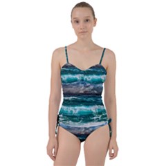 Waves 3975256 960 720 Sweetheart Tankini Set by vintage2030