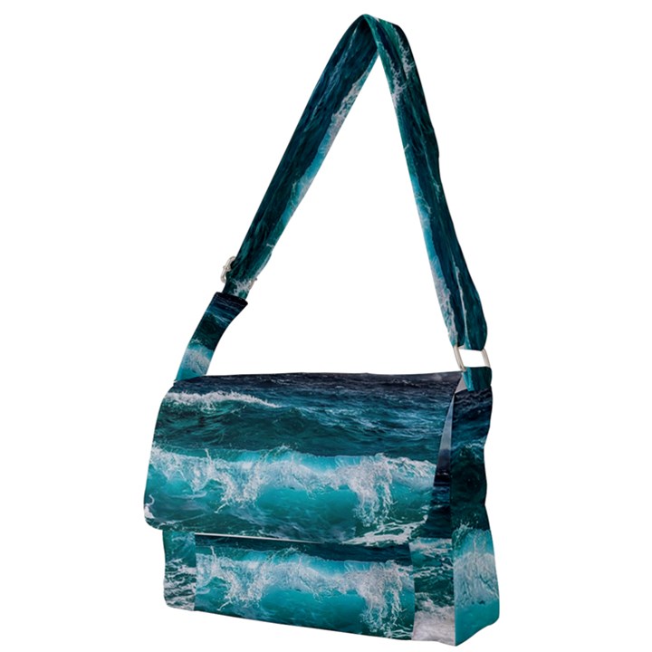 Waves 3975256 960 720 Full Print Messenger Bag