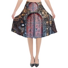 Steampunk 3222894 960 720 Flared Midi Skirt by vintage2030