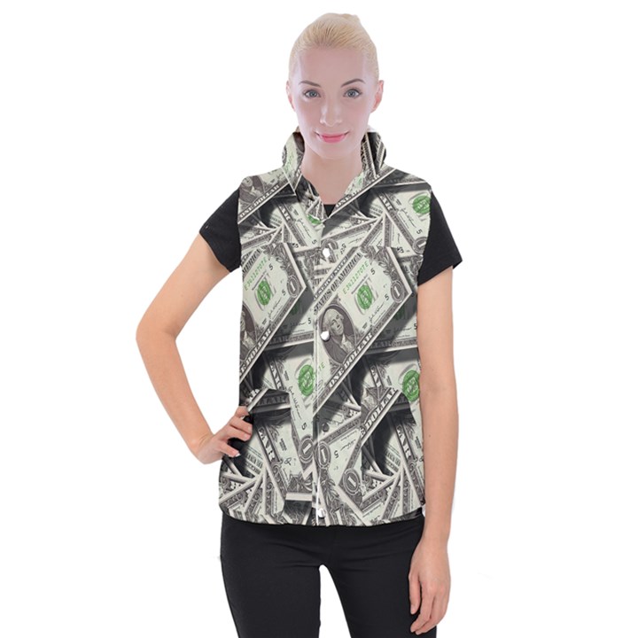 Dollar 499481 960 720 Women s Button Up Vest