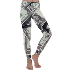 Dollar 499481 960 720 Kids  Lightweight Velour Classic Yoga Leggings by vintage2030