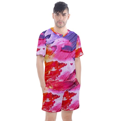 Abstract 2468874 960 720 Men s Mesh Tee And Shorts Set by vintage2030