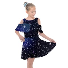 Star 67044 960 720 Kids  Shoulder Cutout Chiffon Dress