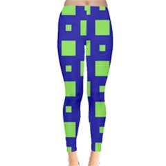 Squares Grid Seamless Leggings 