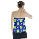 Squares Grid Seamless Strapless Top View2