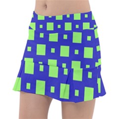 Squares Grid Seamless Tennis Skirt