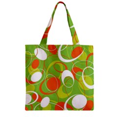 Abstract Seamless Pattern Background Zipper Grocery Tote Bag by Vaneshart