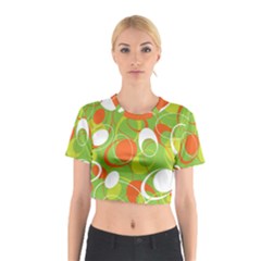 Abstract Seamless Pattern Background Cotton Crop Top by Vaneshart