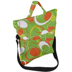 Abstract Seamless Pattern Background Fold Over Handle Tote Bag by Vaneshart