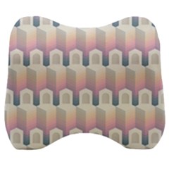 Seamless Pattern Background Entrance Velour Head Support Cushion by Vaneshart