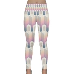 Seamless Pattern Background Entrance Lightweight Velour Classic Yoga Leggings by Vaneshart