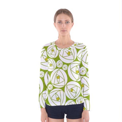 Rose Abstract Rose Garden Women s Long Sleeve Tee by Vaneshart