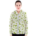 Rose Abstract Rose Garden Women s Zipper Hoodie View1