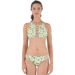 Rose Abstract Rose Garden Perfectly Cut Out Bikini Set by Vaneshart