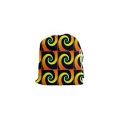 Spiral Seamless Pattern Drawstring Pouch (XS)